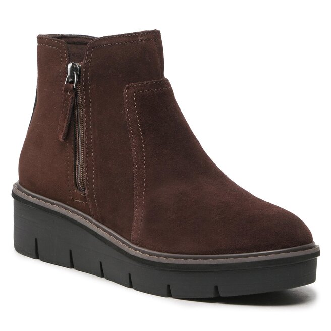 Botine Clarks Airabell Zip 261676364 Brown Suede