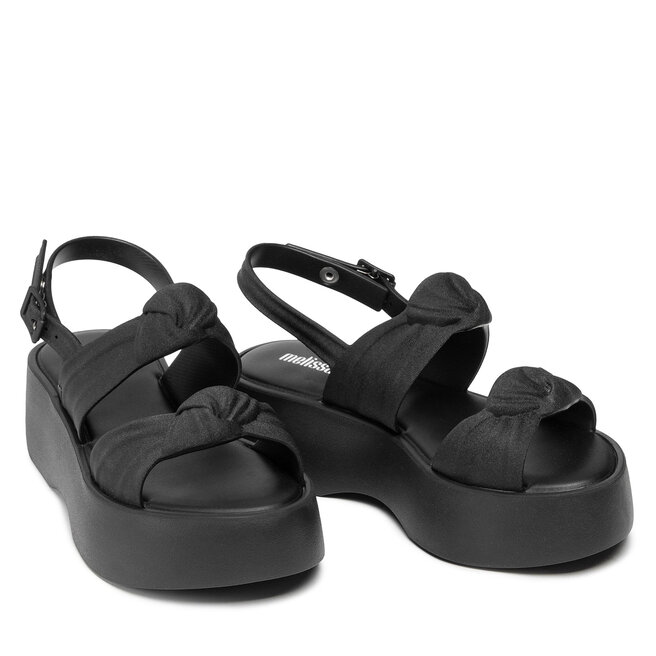 Melissa Sandali Melissa Velvet Platform Ad 33420 Black 52293