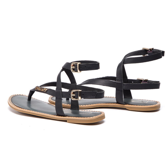 Tommy hilfiger deals iconic flat strappy