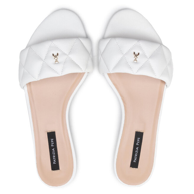 Patrizia Pepe Παντόφλες Patrizia Pepe 2VA172/A8X2-W146 Bianco