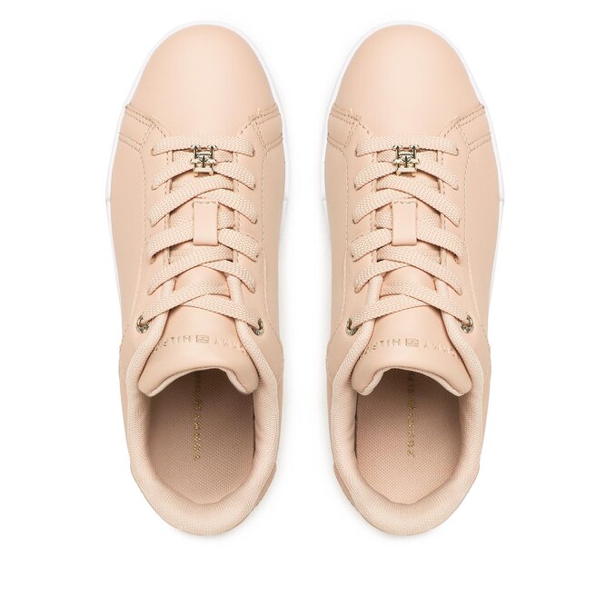Tommy Hilfiger Sneakers Tommy Hilfiger Court Sneaker Golden Th FW0FW07116 Misty Blush TRY