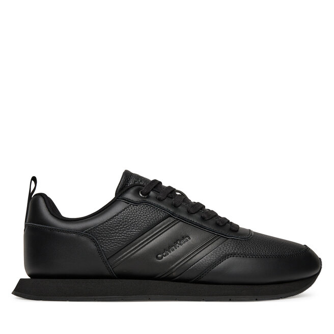 Sneakersy Calvin Klein Low Prof Runn Laceup Tape - Czarny