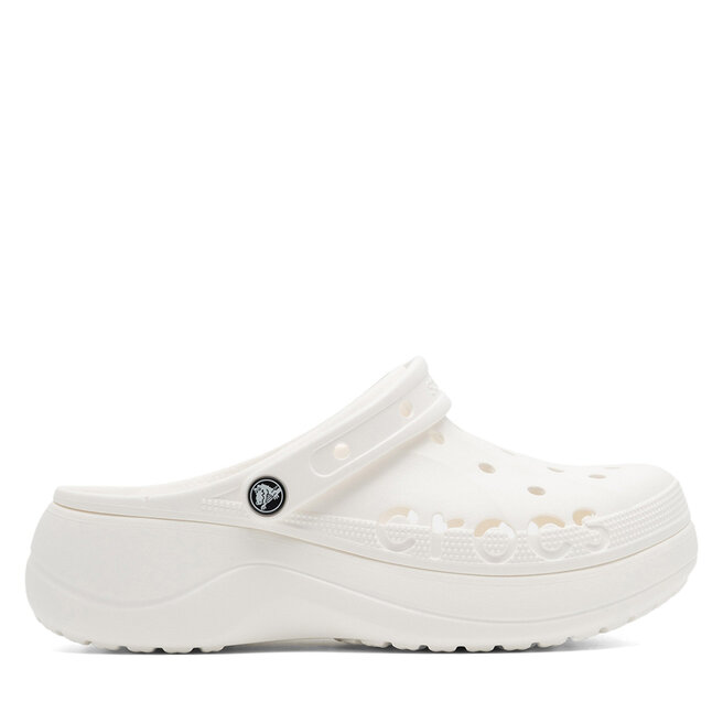 Klapki Crocs BAYA PLATFORM CLOG - Écru