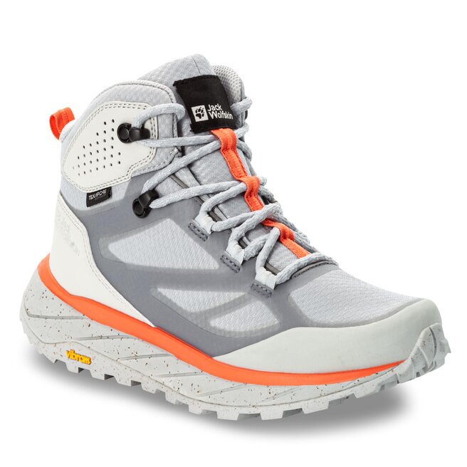 Jack Wolfskin Bakancs Jack Wolfskin Terraventure Texapore Mid W 4049991 Silver Grey