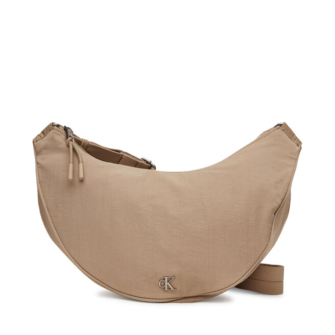 Torebka Calvin Klein Jeans Luna Nylon Sling Bag - Beżowy