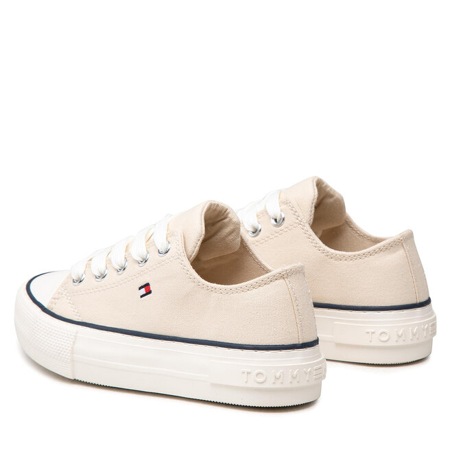 Tommy Hilfiger Scarpe da ginnastica Tommy Hilfiger Low Cut Lace-Up Sneaker T3A4-32118-0890 M Beige 500