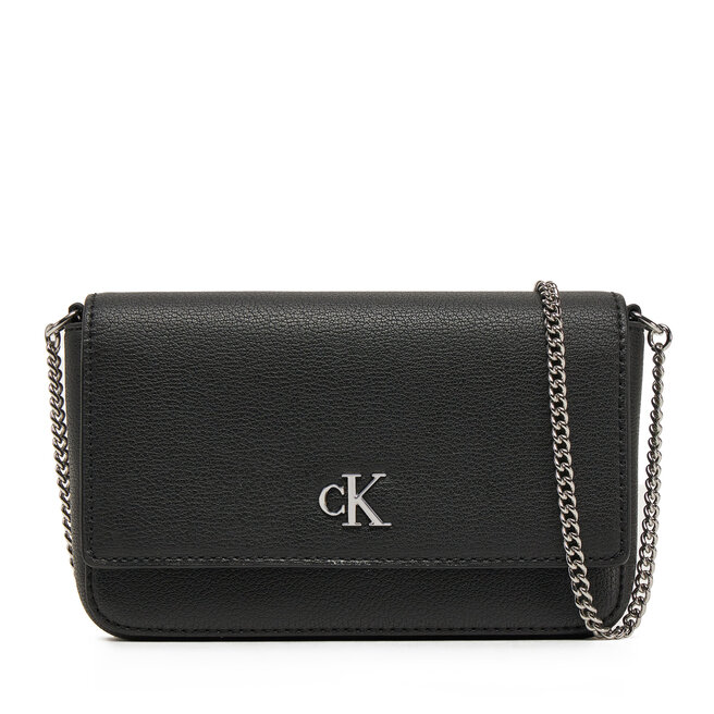 Torebka Calvin Klein Jeans Minimal Monogram Ew Flap Ph/Cb19 - Czarny