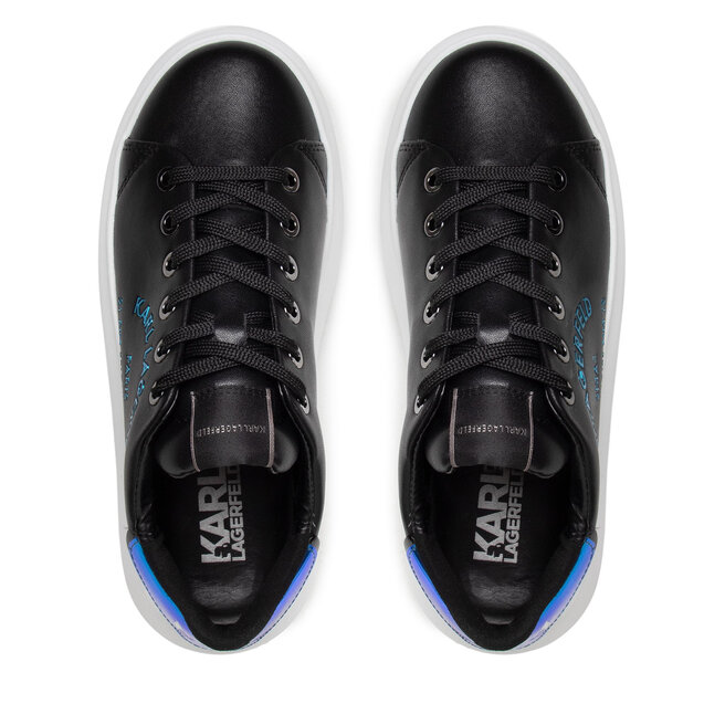 KARL LAGERFELD Sneakers KARL LAGERFELD KL62539I Black Lthr W/Lridescent
