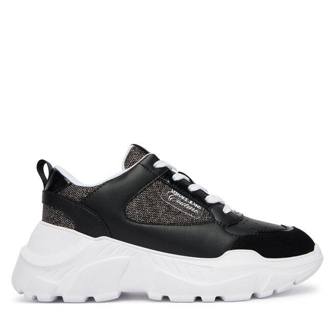 Sneakersy Versace Jeans Couture 80VA3SC2 ZPB70 Czarny - kobiece