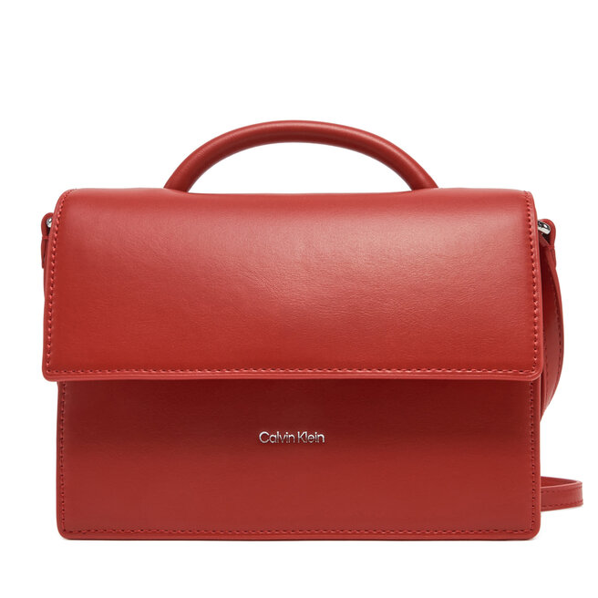 Torebka Calvin Klein Ck Linn Top Handle Crossbody - Czerwony