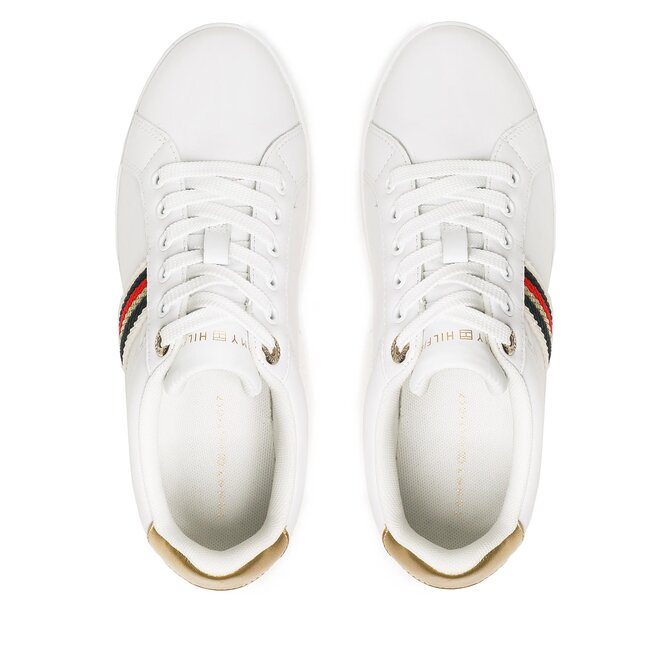 Tommy Hilfiger Sneakers Tommy Hilfiger Corporate Webbing Sneaker FW0FW07117 White YBS