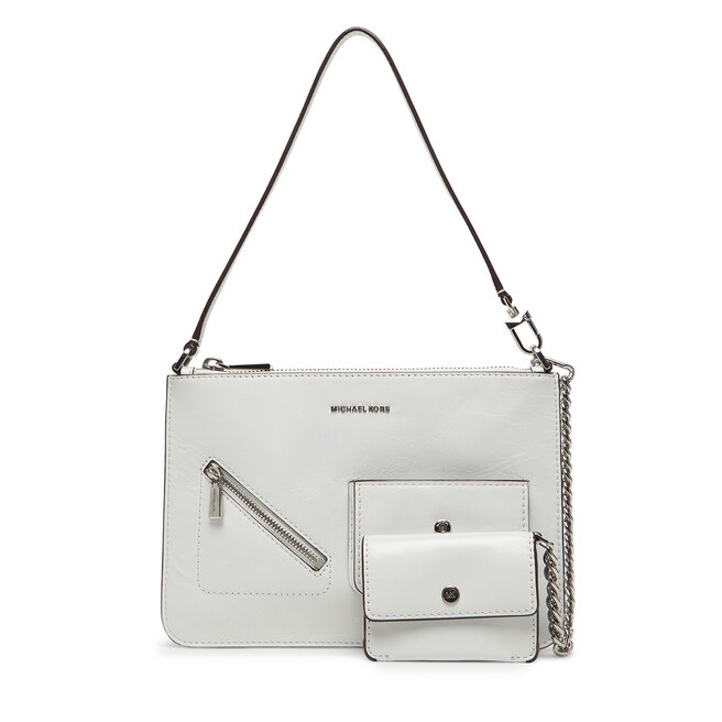 Torebka MICHAEL Michael Kors Jet Set 32S6SJ6F6L Biały -