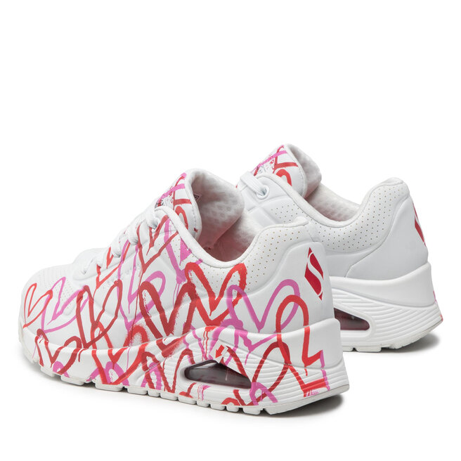 Skechers Сникърси Skechers Spread The Love 155507/WRPK White/Red/Pink