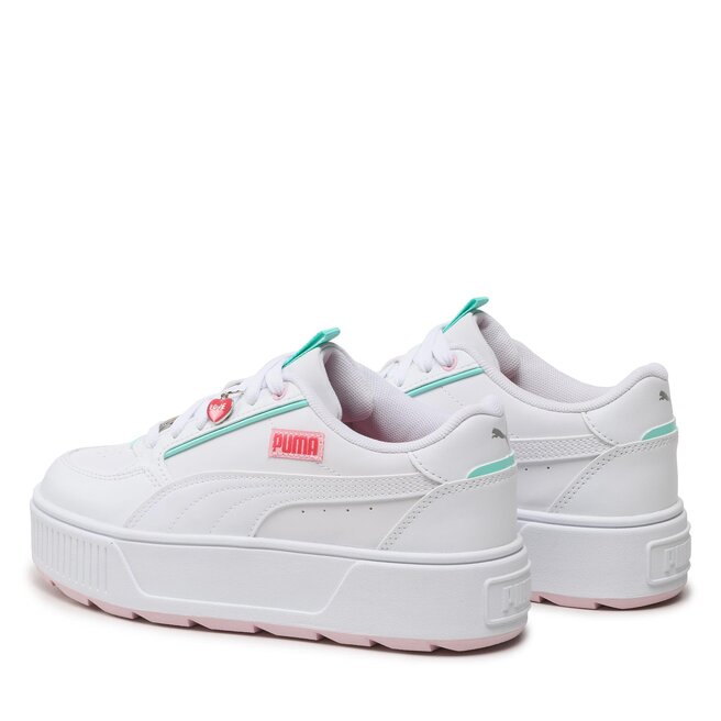 Puma Sneakersy Puma Karmen Rebelle Charms 389400 01 White/White/Pear Pink/Mint