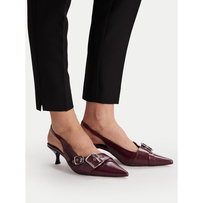 Czółenka Steve Madden Lezley SM11003440 Bordowy - kobiece