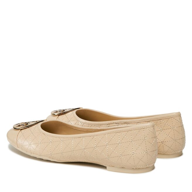 Tory Burch Baleríny Tory Burch Claire Quilted Ballet 156810 New Porcelain 100