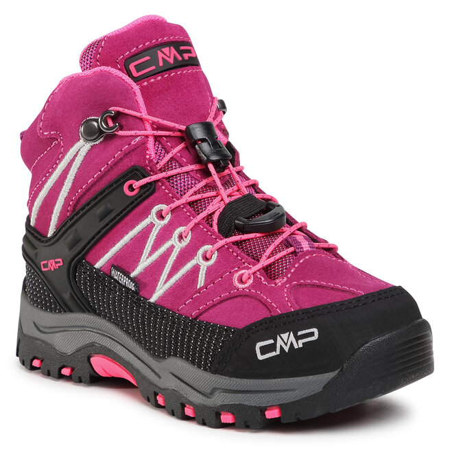 Παπούτσια πεζοπορίας CMP Kids Rigel Mid Trekking Shoe Wp 3Q12944 Berry/Pink Fluo 05HF