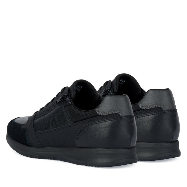 Scarpe Geox Uomo Avery - Sneaker Classiche E Traspiranti Con Suola Brevettata, Chiusura Con Zip E Lacci, Colore Sintetico, Comfort Tutto Il Giorno - 3