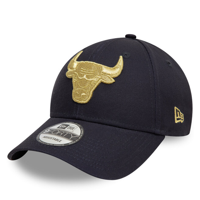 Czapka z daszkiem New Era Chicago Bulls Metallic 9FORTY - Granatowy