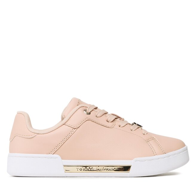 Tommy Hilfiger Sneakers Tommy Hilfiger Court Sneaker Golden Th FW0FW07116 Misty Blush TRY