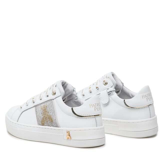 Patrizia Pepe Сникърси Patrizia Pepe PJ212.27 M Bianco/Platino
