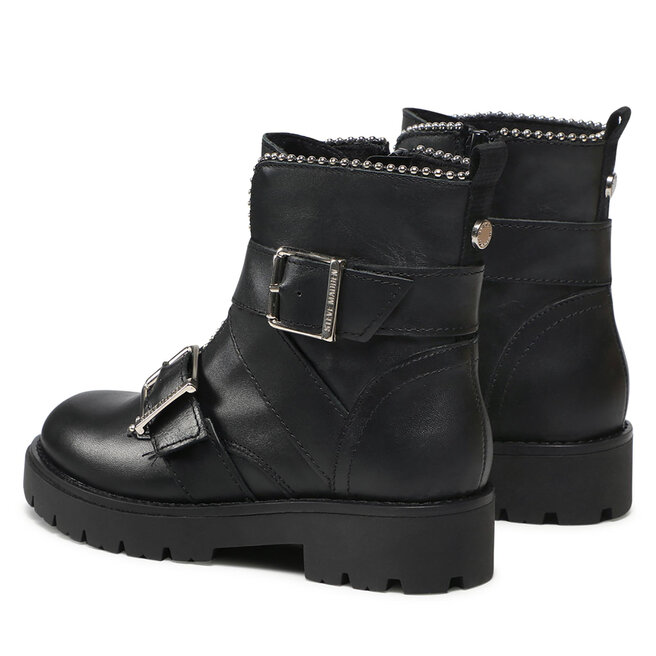 Steve Madden Kozačky Steve Madden Jhoofy SM15000141-03001-017 Black Leather