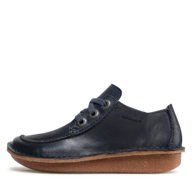 Clarks funny dream navy top leather