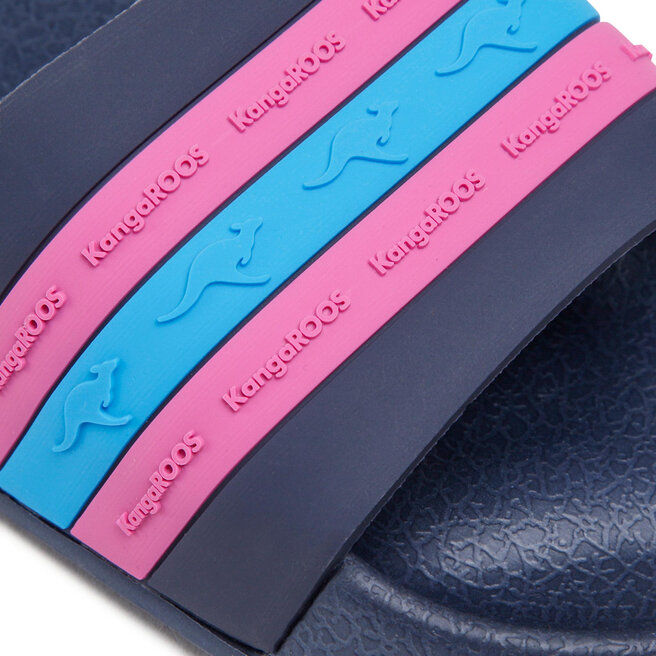 KangaRoos Papucs KangaRoos Kangaslide Kids 18556 000 4204 Dk Navy/Daisy Pink