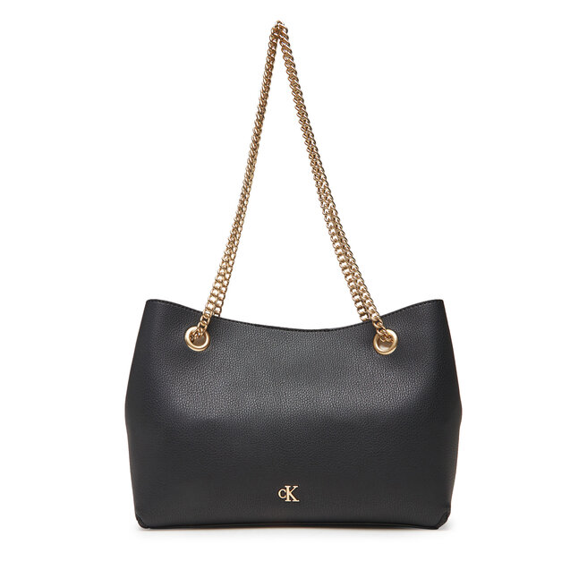 Torebka Calvin Klein Minimal Monogram Shoulder Bag Wi - Czarny