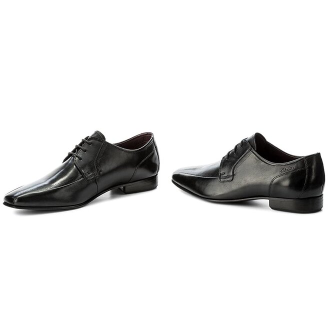 P buty Clarks Chilton Lace 203511747 Black Leather eobuwie .pl
