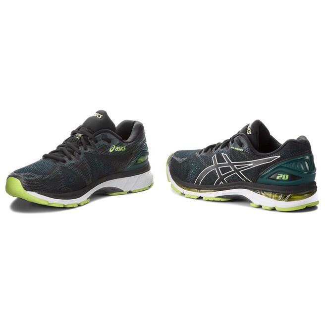 Asics nimbus 20 black neon online lime