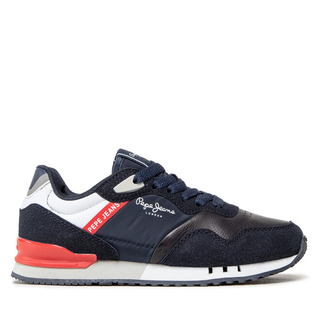 Sneakersy Pepe Jeans London One Cover B - Granatowy