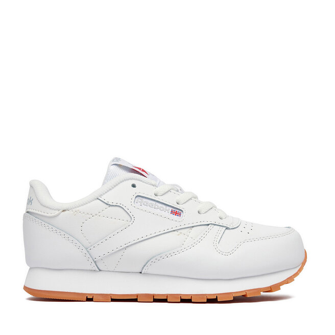 Sneakersy Reebok EO-CLASSIC LEATHER 100000166 Biały - dziewczęce