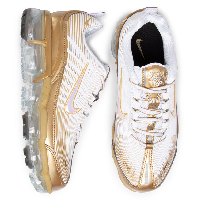 gold and white vapormax 360