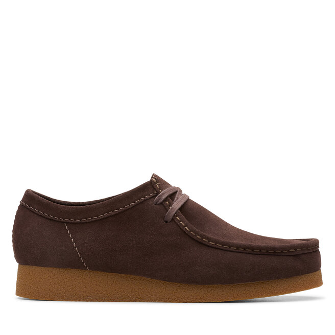 Półbuty Clarks Wallabee EVO - Brązowy