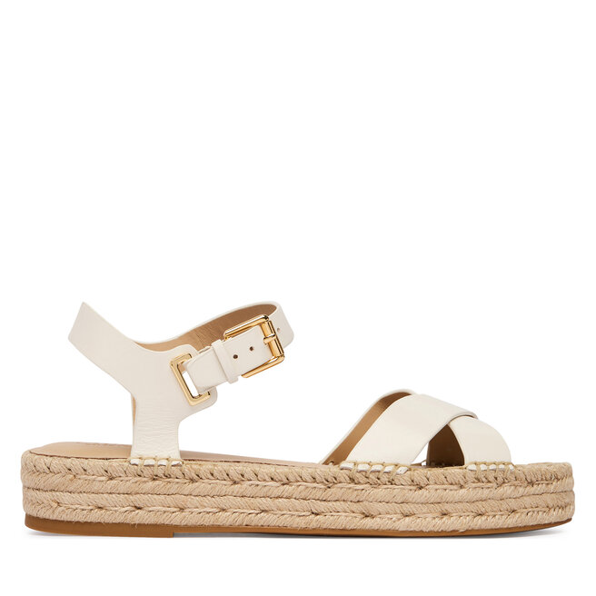 Espadryle LAUREN RALPH LAUREN 802P06400002 Biały - kobiece