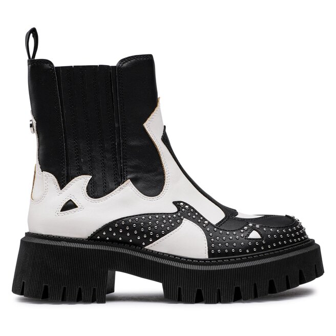 Steve Madden Боти Steve Madden Abide SM11002179-02002-034 Black/White