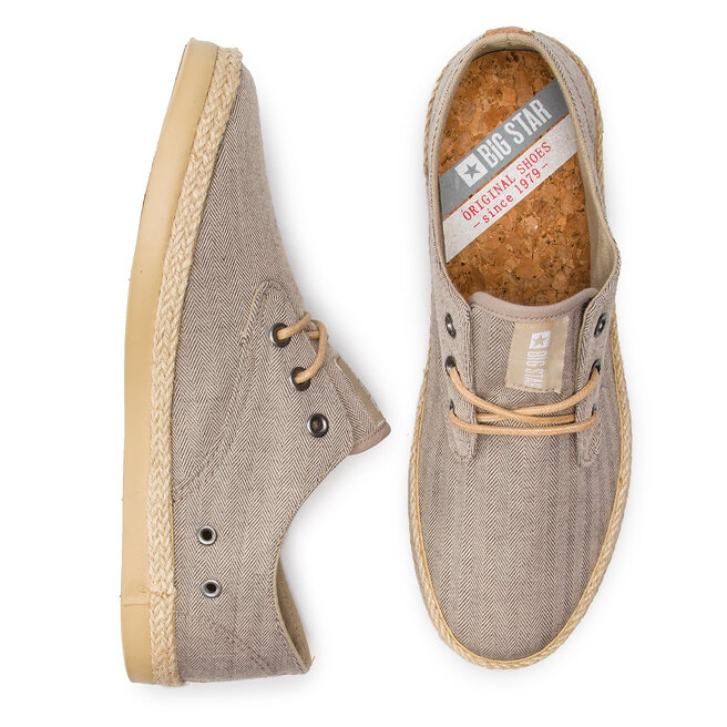 Big Star Shoes Espadrilles Big Star Shoes DD174284 Beige