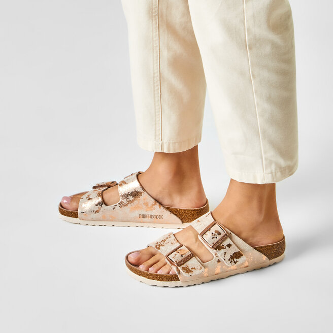 Natika e Birkenstock Arizona Bs 1017416 Vintage Metallic Rose