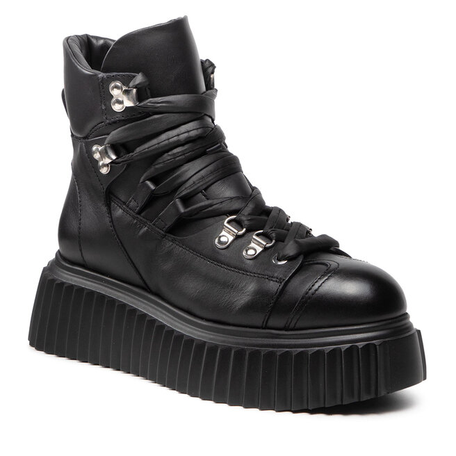 Botine AGL Iggy Mountain D751552PGKD0871013 Nero AGL imagine noua