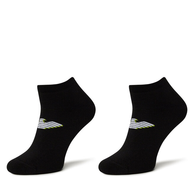 Zestaw 2 par niskich skarpet męskich Emporio Armani EM000538 AF12299 - Czarny