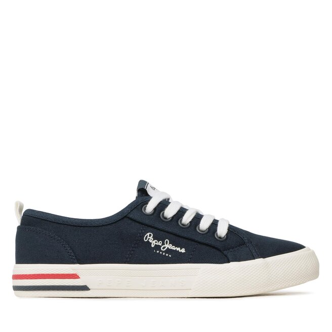 Tenisówki Pepe Jeans Brady Basic Boy - Granatowy
