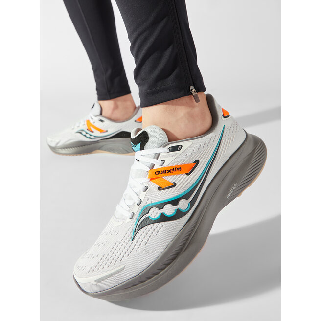 Saucony guide on sale 7 mujer blanco