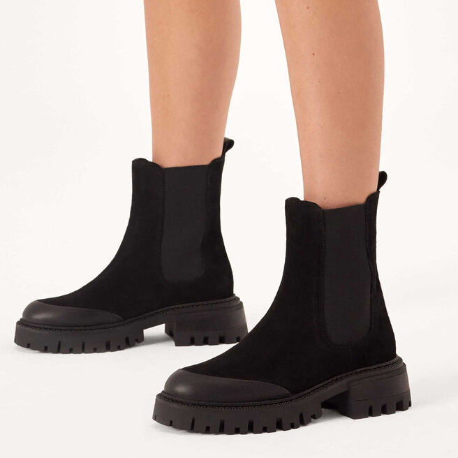 Kazar Kotníková obuv s elastickým prvkem Kazar Arina 84358-SZ-00 Black