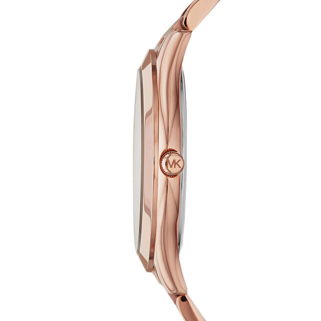 Michael Kors Часовник Michael Kors Slim Runway MK3197 Rose Gold/Rose Gold