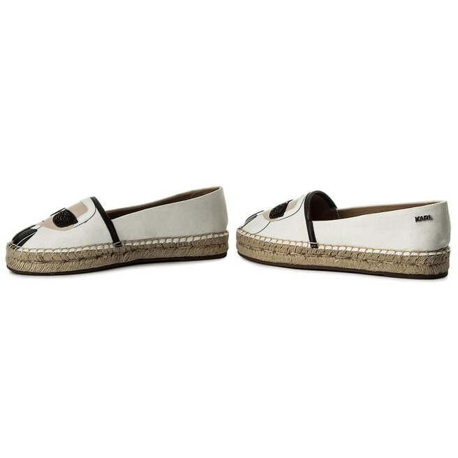 KARL LAGERFELD Еспадрили KARL LAGERFELD KL80111 White Lthr/Textile