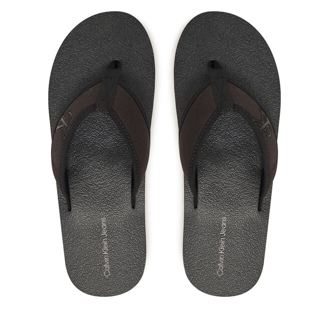 Japonki Calvin Klein Jeans Thong+ Cv - Czarny