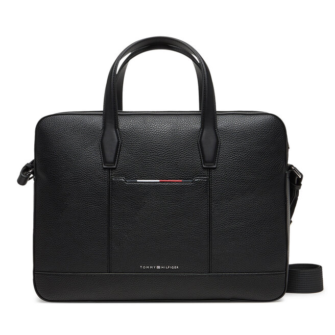 Torba na laptopa Tommy Hilfiger Th Central Slim Computer Bag - Czarny