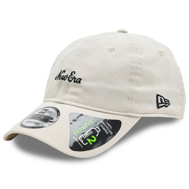 Czapka z daszkiem New Era Ne Heritage Script - Beżowy