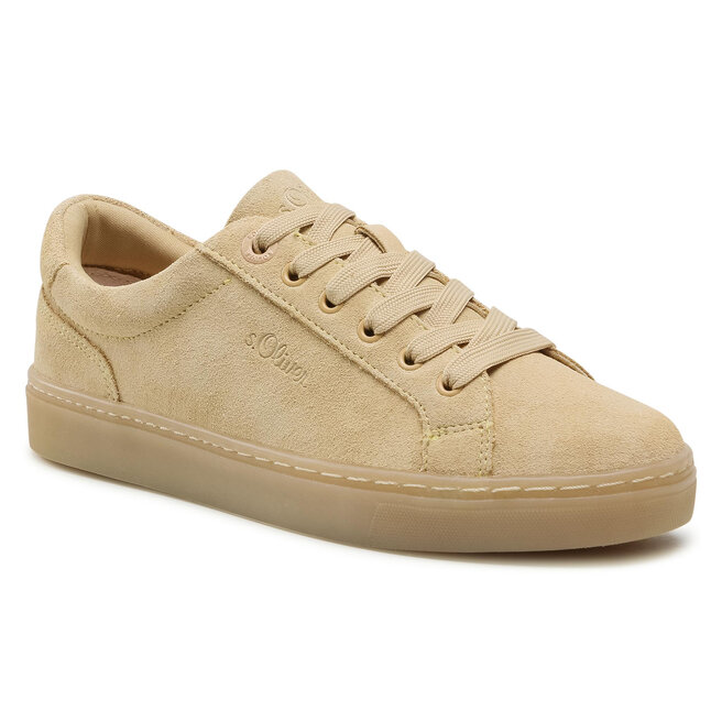 s.Oliver Damen Sneaker Low 5 23640 44, Scarpe da Ginnastica Donna, Sage